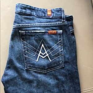 7 for all mankind jeans “A” pocket
